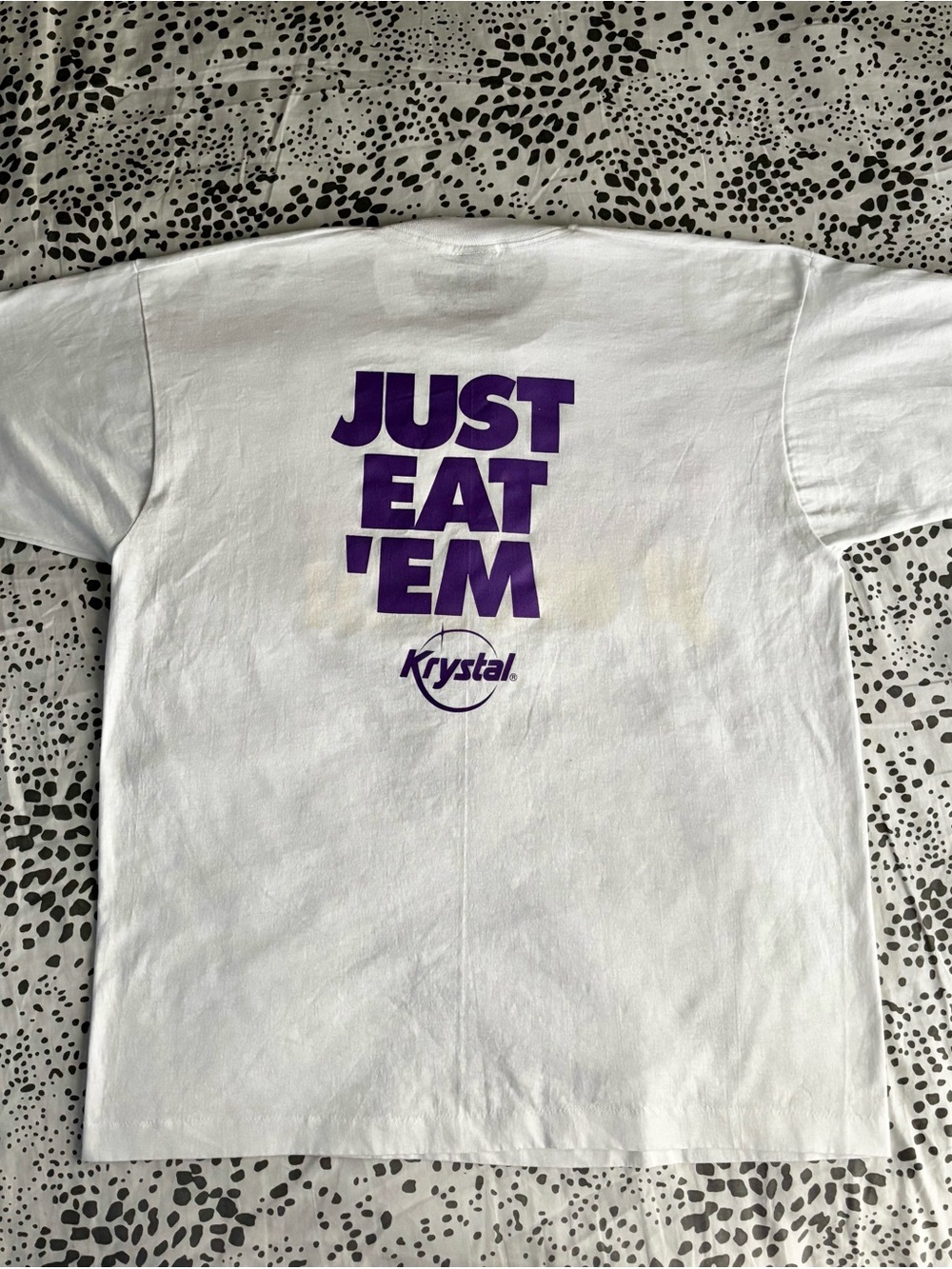 Tennessee Sportsfest 1993 Graphic Tee - White with Pink/Yellow/Purple Print - Picture 4 of 5